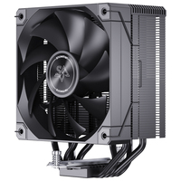 SNOWMAN 4 caloducs affichage numérique refroidisseur de processeur nouveauté refroidissement par air processeur de PC de jeu ventilateurs de radiateur et produit de refroidissement
