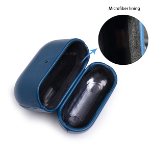 Funda para Auriculares con Revestimiento de PU de Grano Fino, Forro de Microfibra, Recortes Precisos para <span class=keywords><strong>AirPods3</strong></span>, AirPods Pro, Pro2 - Product Image 3