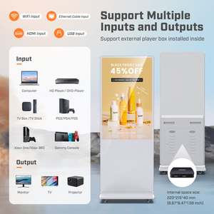 43 \ "55 \" Màn hình cảm ứng Android Media Player lớn màn hình quảng cáo <span class=keywords><strong>LCD</strong></span> kỹ thuật số kiosk signage hiển thị tầng đứng-tốt nhất - Product Image 4