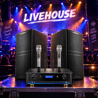 Système audio professionnel 2.1 avec woofer 10'' pour karaoké commercial, mariages, location en gros et églises, faible MOQ, 1 ensemble