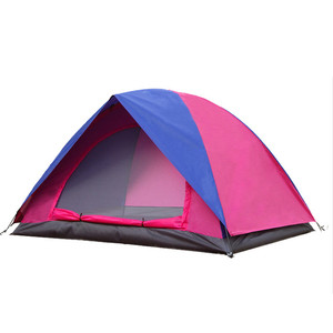 <span class=keywords><strong>Campeggio</strong></span> <span class=keywords><strong>invernale</strong></span> tenda de luxo letto pieghevole in fibra di vetro pole 3 persona tenda casa di prezzi - Product Image 3