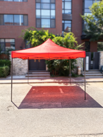 Tente instantanée en PVC Oxford avec structure en acier, imperméable, protection UV, pour les expositions sportives, utilisation en extérieur