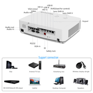 BYINTEK C400K Ánh Sáng Cao DLP Real 7000ANSI Lumens 3LCD 1920X1200P Máy Chiếu Laser 360 Độ Planetarium Dome - Product Image 5