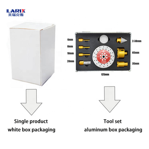 Punta Diamantata per Foratura a Smussatura LARIX M14 con Filettatura, Brasata Sottovuoto, 10mm-35mm di Lunghezza Operativa, per Foratura di Muratura e Marmo - Product Image 6