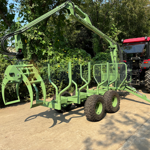 <span class=keywords><strong>Remorque</strong></span> de bois de forêt de rondin de vélo de <span class=keywords><strong>quad</strong></span> de machines de sylviculture avec la grue pour le tracteur UTV,ATV - Product Image 4