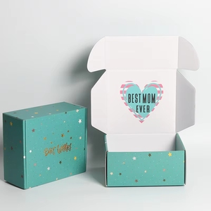 Tùy chỉnh bao bì hộp giấy chất lượng cao giá thấp các tông bưu phẩm tùy chỉnh kích thước màu sắc đẹp thiết kế toàn bộ màu xanh lá cây cho vải - Product Image 3