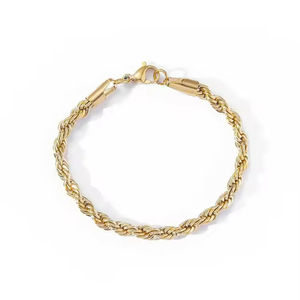 Pulseras de Cadena con Forma de Corazón, Chapadas en Oro de 14K, Estilo Bohemia Clásico de Tungsteno 2026, Joyería de Alta Calidad para Regalo de Hombre y Mujer - Product Image 2