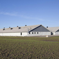 Conception et construction de ferme avicole intelligente à faible consommation d'énergie, poulailler avec système de ramassage automatique des excréments et système d'engrais organique