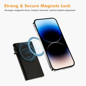 Casekey New Design RFID Blocking Aluminum Pop up <b>Wallet</b> Slim Metal Magnetic Card <b>Holder</b> with Mobile Phone Stand - Product Image 2