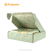Boîte d'expédition en carton ondulé personnalisée avec logo, faible MOQ, boîte d'expédition par avion, boîte postale personnalisée, emballage en papier cartonné