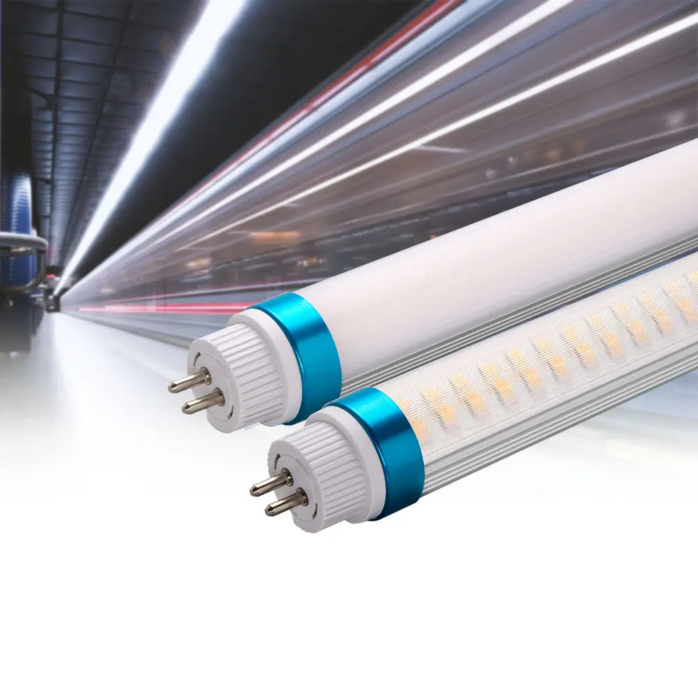 Tubo de iluminação LED Luz de 60 cm 120 cm 2 pés 4 pés, luminária fluorescente de 18 W, tubo de iluminação LED integrado