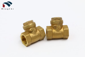Vanne de contrôle à bascule en laiton 1/2-3 pouces, filetage femelle pour porte verrouillable, dispositif de sécurité pour le pied, vanne sans <span class=keywords><strong>retour</strong></span> sans plomb - Product Image 2