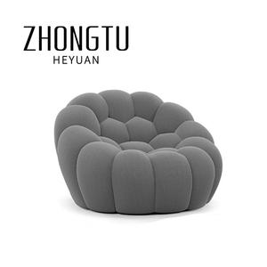 Sillón de tela de terciopelo de lino con burbujas verde gris púrpura personalizado para muebles del hogar sala de estar dormitorio perezoso para niños al aire libre - Product Image 1