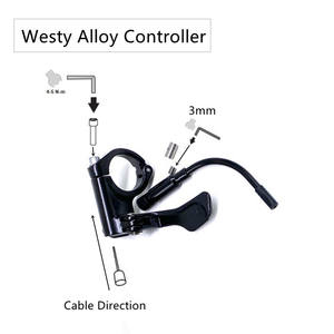 Poteau de Selle Réglable en Hauteur pour VTT en Aluminium Exa Form 900i, Prix Usine, 30.9/31.6mm, Commande à Distance par Câble - Product Image 5