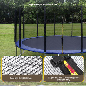 Trampoline extérieur de 3,06 m de diamètre, équipement de fitness pour adultes et enfants, trampoline <span class=keywords><strong>élastique</strong></span> extérieur, grand trampoline pour parc - Product Image 6