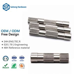 Broches moletées en acier inoxydable poli de précision, sur mesure, 2mm-5mm, certifiées CE, pour machines-outils de tournage industrielles OEM - Product Image 1