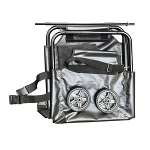 Max Carregando 250lbs Grande Cão Maca <span class=keywords><strong>Pet</strong></span> Transporte <span class=keywords><strong>Trolley</strong></span> Dobrável Maca Animal com Rodas Silentes - Product Image 4