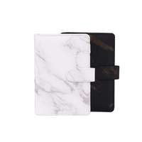 Agenda personnalisé en cuir PU de haute qualité, à feuilles mobiles magnétiques, pour affaires, mariage, budget quotidien, 120 feuilles, imprimé en CMJN