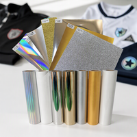 Film de transfert thermique 3D TPU Qinyu, blanc, or, argent, paillettes laser, couleur A3/A4, film TPU lavable pour impression de logo 3D en relief