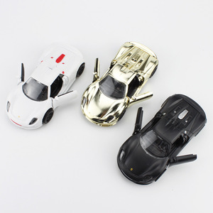 Plastic Super Car Models White Gold Black Cake Toppers Birthday Party Decorations Reusable - Product Image 3