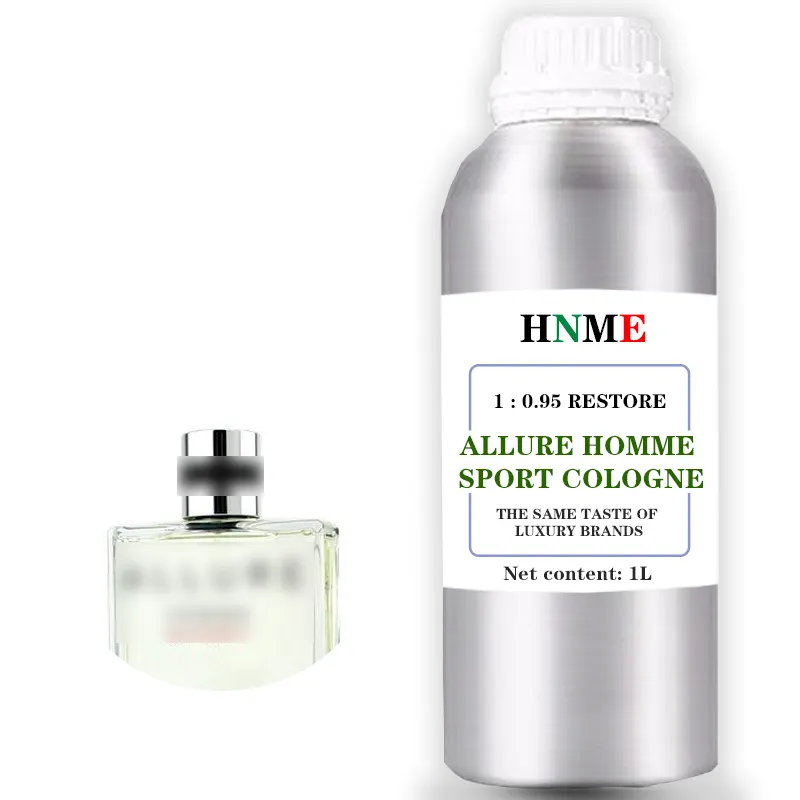 Allure Homme Sport Köln Herren Top Pflanze Zitrus Parfüm Spray Aluminium Dose Verpackung 1000ml Drucke tikett kostenlose Probe