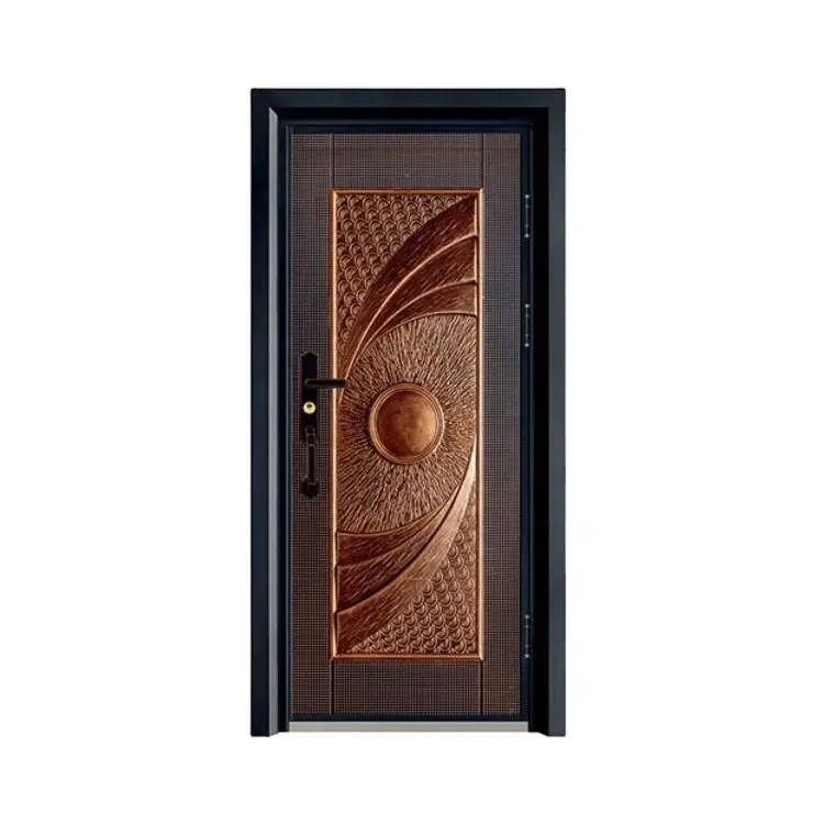 Elegant korean sliding soundproof reasonable price security door home entrance security door