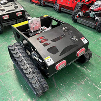 Mesin Pemotong Rumput Robot Listrik Murah dengan Pengontrol Jarak Jauh dan Penyapu Salju