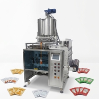 Machine d'emballage automatique de sachets de shampoing liquide, conditionneur capillaire, gel douche, miel, sauce ketchup, machine d'emballage multivoies VFFS