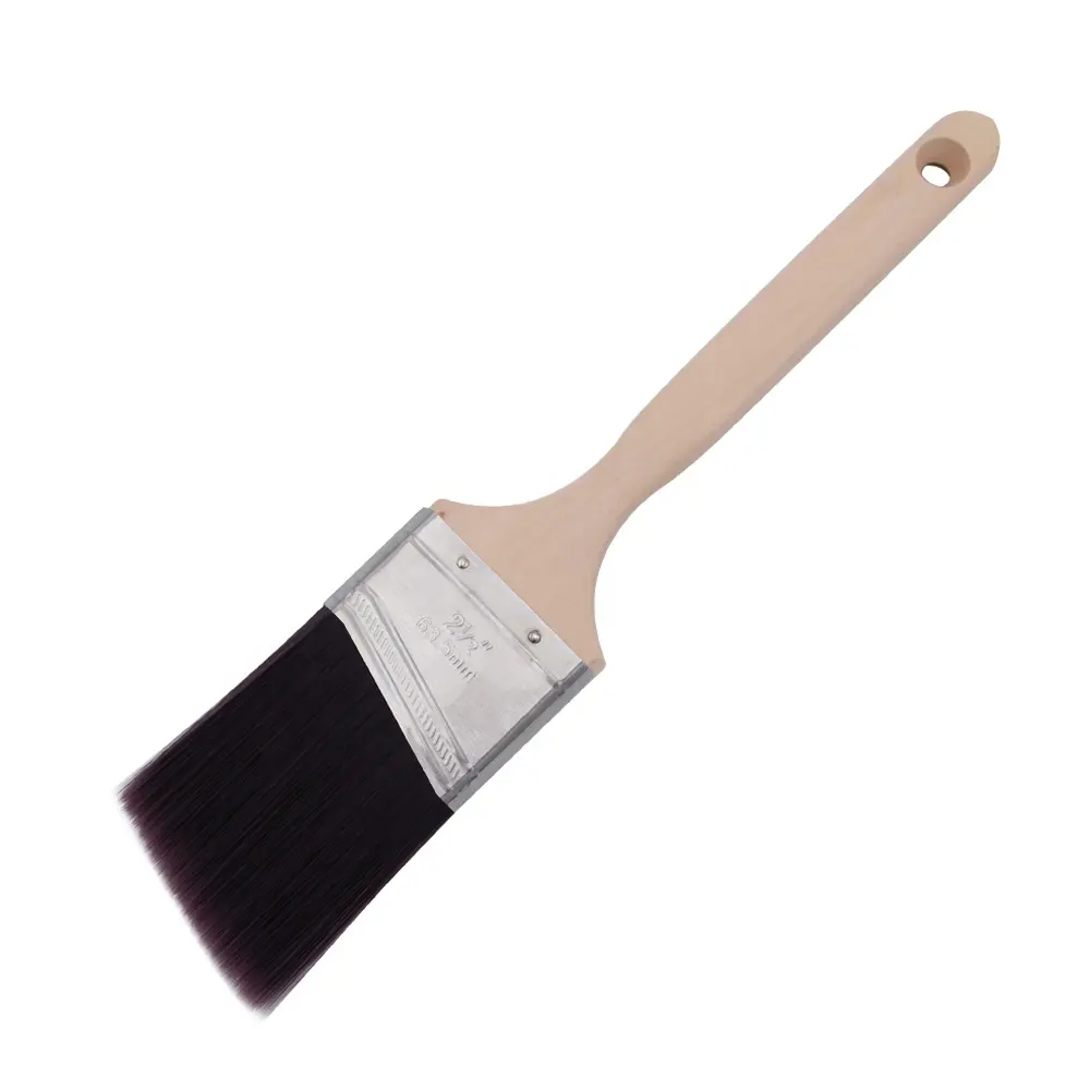 Angle Tapered Filament Flat Paint Brush making machine,wall paint brush wooden handle 32121