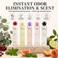 Désodorisant d'ambiance en spray pour la maison et le bureau, parfumé, en bouteille de verre personnalisée, fabrication OEM/ODM