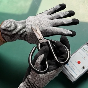 Guantes de Trabajo Resistentes a Cortes de Nivel 5, ANSI A3, Recubiertos de <span class=keywords><strong>PU</strong></span>, con Ajuste Superior, Flexibles, Antideslizantes, Sensación de Seguridad, Guantes de Seguridad Superior - Product Image 2