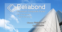 Panneau mural en aluminium composite PVDF, x 4MM, revêtement mural