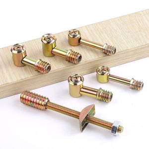 Conector de Escritorio Semicircular Xiangzhen M8, Acero Laminado en Frío Galvanizado, Conexión Duradera para Ensamblaje de Muebles - Product Image 2
