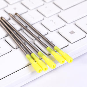 Recharges de stylo 82 mm, recharges de stylo à bille, <span class=keywords><strong>recharge</strong></span> de stylo diamant, pointe moyenne 1 mm, outil d'écriture en métal pour le bureau et l'école - Product Image 4