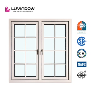 Fenêtres à battants en bois certifiées NFRC <span class=keywords><strong>Detex</strong></span>, style à persiennes, avec moustiquaire magnétique, conformes à la norme Energy Star - Product Image 1