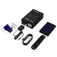 8K V6 Plus Quad Core Smart Android 14 Ott Streaming Media Player Tv Box 4GB 64GB H265 Penerima TV Satelit Internasional