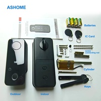 Serrure de porte automatique européenne pour la sécurité domestique, cylindre compatible 6068, serrure intelligente Ttlock, cylindres de serrure à empreintes digitales pour maison connectée