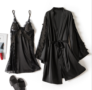 Nuovo Stile Camicia Da Notte <span class=keywords><strong>Pigiami</strong></span> Imposta Caldo Coppia Donne Degli Indumenti Da Notte Homewear - Product Image 3