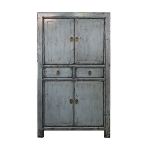 Alta lucida <span class=keywords><strong>legno</strong></span> riciclato <span class=keywords><strong>mobili</strong></span> antichi cornici in <span class=keywords><strong>legno</strong></span> riproduzione pittura 4 porte 2 cassetti credenza - Product Image 5