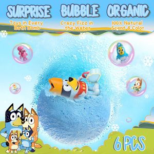 Bombas de Baño Redondas de Lujo para Niños con Sorpresa en <span class=keywords><strong>el</strong></span> Interior, Fórmula Orgánica, Aceites Esenciales Naturales, Paquete a Granel de 100g - Product Image 2
