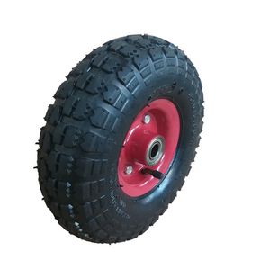 Rueda Neumática Multifuncional Pequeña <span class=keywords><strong>de</strong></span> 10 Pulgadas 410 3504 con Neumático <span class=keywords><strong>de</strong></span> <span class=keywords><strong>Goma</strong></span> - Product Image 5