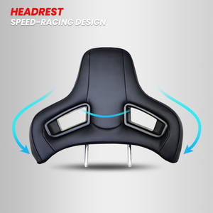 مسند رأس فاخر من جلد البولي يوريثين OEM لمقعد سيارة SSCUS Orifix الرياضي، من الإسفنج البارد المريح - Product Image 2