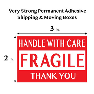 Autocollants fragiles pré-imprimés bon marché pour <span class=keywords><strong>colis</strong></span>/boîtes-<span class=keywords><strong>Livraison</strong></span> rapide - Product Image 4