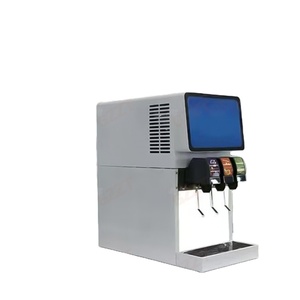 Máquina de Cola comercial de 4 grupos, máquina de bebidas de <span class=keywords><strong>Coca</strong></span> -cola de autoservicio, dispensador de bebidas carbonatadas para restaurante, Hotel, Buffet - Product Image 1
