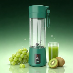 Mixeur multifonction 5 en 1 de 400 ml, faible bruit, alimenté par batterie, robot culinaire pour bébé, 1 vitesse, fonction pulse, écrase la glace, utilisation en voiture - Product Image 2