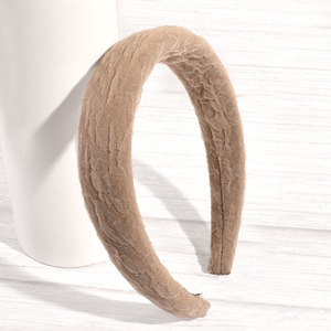 2022 New Wholesale Wrinkle Summer Surface <strong>Cool</strong> <strong>Hair</strong> <strong>Accessories</strong> Girls Colorful <strong>Hair</strong> Bands Sponge Headband - Product Image 5