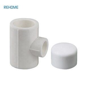 Rehome ống dẫn nước Vật liệu 25mm PN20 serviceable <span class=keywords><strong>Reducer</strong></span> PPR phụ kiện đường ống nhựa dài Tee - Product Image 2