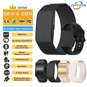 Gelang Pintar H59MAX AI Laporan Kesehatan 50 Hari Siaga Pelacak Kebugaran Pengingat Panggilan Tahan Air 1ATM Tali Silikon/Nilon - Product Image 2