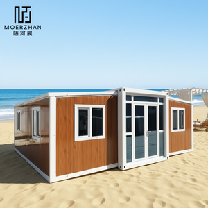 บ้านคอนเทนเนอร์แบบขยายได้ เคลื่อนย้ายได้ มาตรฐานออสเตรเลีย 2-4 ห้องนอน บ้านสำเร็จรูปคุณภาพสูง ดีไซน์พับได้ - Product Image 1