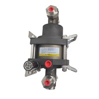 Pompe à liquide à air comprimé haute pression, similaire à la pompe à piston pneumatique Haskel, pour le test d'huile hydro-fluide, injection chimique